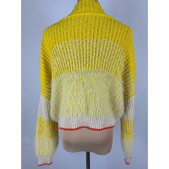 Free People Size XS Sunbrite Cotton Blend Sweater Cropped Oversized REVOLVE - Picture 6 of 16